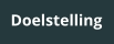Doelstelling